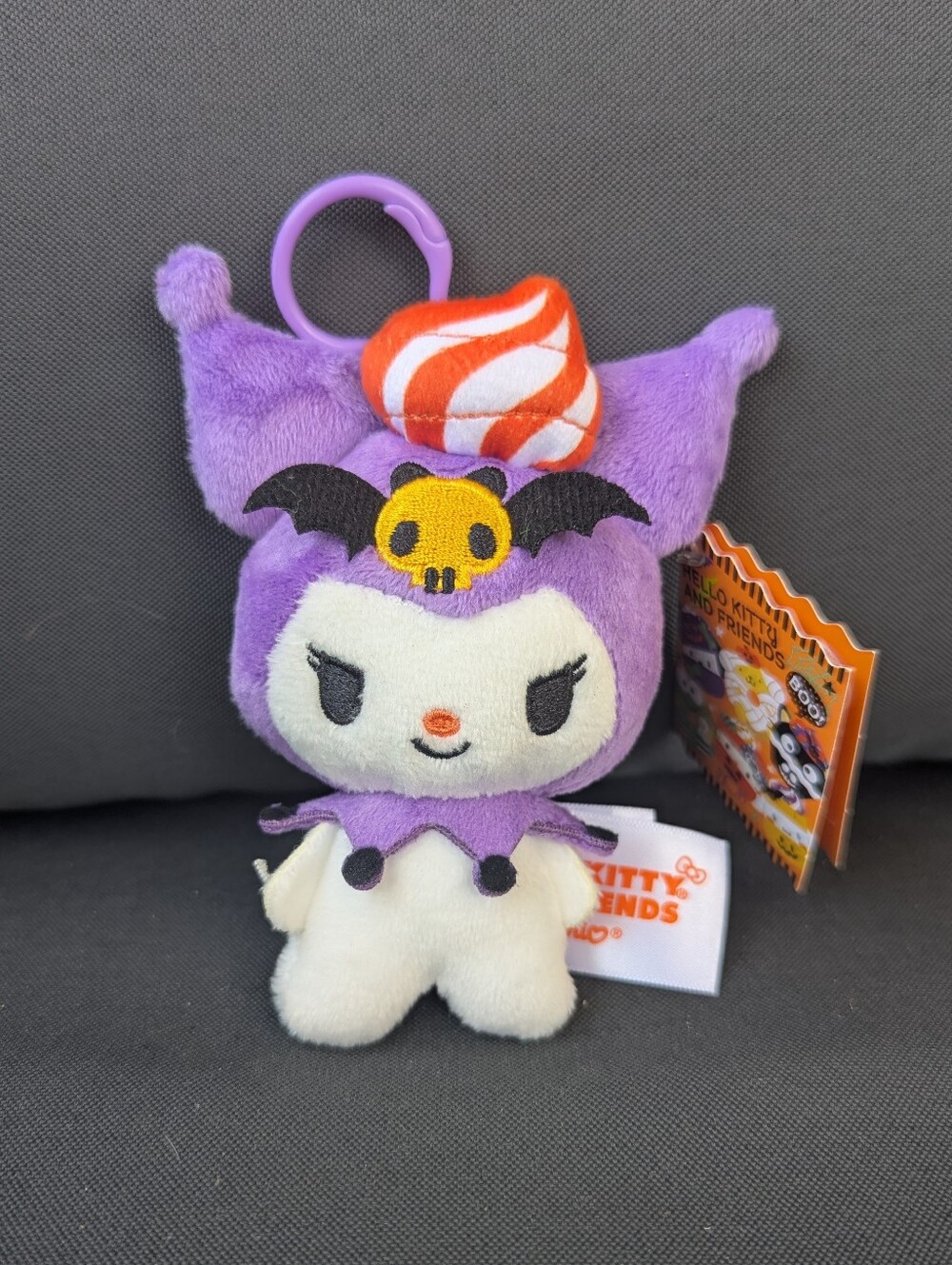 Hello Kitty & Friends Plush Backpack Clip 2026 - Kuromi